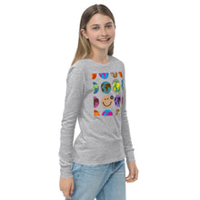 画像をギャラリービューアに読み込む, Original Globe Youth Long sleeve T-shirt / オリジナル地球儀ユース長袖Tシャツ