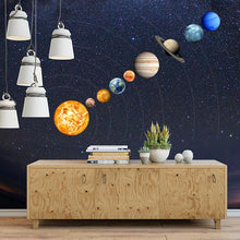 画像をギャラリービューアに読み込む, 9pcs/set 9 Planet Solar System Luminous Wall Stickers / 太陽系9惑星夜光ステッカー
