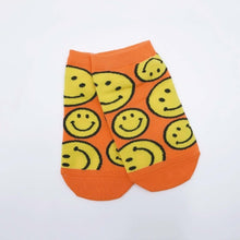 画像をギャラリービューアに読み込む, Womens cotton socks  smiley face /  スマイリーフェイスコットン靴下女性用
