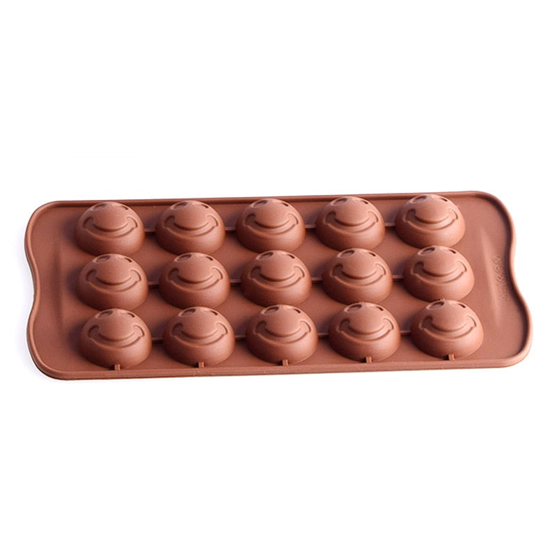 Silicone chocolate mold /ニコちゃんシリコン型