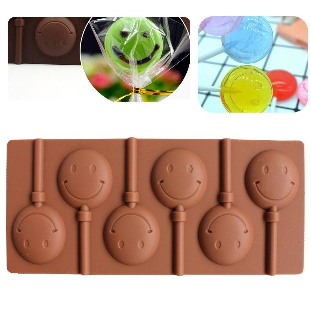 Lollipop Mold /ニコちゃんシリコン型